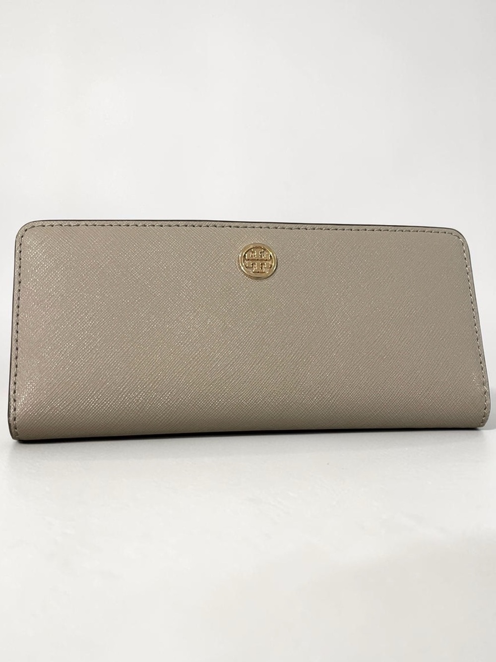 Tory Burch Saffiano Leather Robinson Slim Wallet - NEW